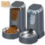 Topikapet-automatic Pet Feeder&waterer Pet Food Feeder With Stainless Steel