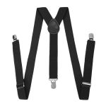 Men's Belt Clip Stretch Suspenders - Adjustable Fit For Work Or Casual Wear