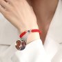 Customized Photo Custom Projection Bracelet Personalized Pendant Rope Braided Jewelry For Lover Couple Romantic Cute Accessory Gifts For Women