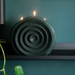 The Jasper Hand-poured Sculpted Candle - Forest Green