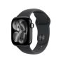 Apple Watch Series 11 Gps + Cellular 42MM Jet Black Aluminium Case With Black Sport Band S/m