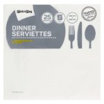 Pnp 2 Ply Dinner Napkin 25 Pack