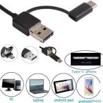 3 In 1 Endoscope USB Micro USB And C-type