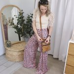 Spicy Clothing Happy Pants Comfy As Pajamas Pink Leopard Print