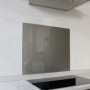 Metallic Silver Hob Splashback 598 X 650 X 6MM