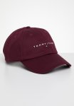 Tommy Hilfiger Linear Logo 6 Panel Cap - Red
