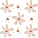 Big Daisies Wall Stickers - Reusable Peel And Stick