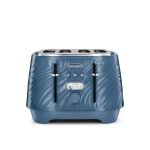 De'Longhi Ballerina Seta 4-SLICE Toaster - Silk Blue CTDS4003.BL