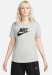 Nike Essential Tee - Dk Grey Heather white