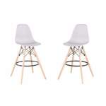 Smte Kim Grey Bar Stool With Keychain