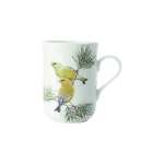 Maxwell & Williams Birds Of The World 300ML Greenfinches Mug White