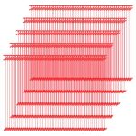 5000 Pieces Standard Tagging Fasteners Standard Tag Pins Plastic Regular Garment Clothing Price Tag Label Standard Tagging Barbs