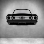 Ford Mustang Classic Grill - Matt Silver / L 800 X H 400MM