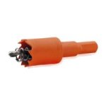 Bi-metal Hole Saw Drill Bit - Orange 22MM