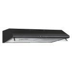Univa 600MM Black Flat Cookerhood
