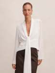 Luna Tie Front Blouse - 16 Tbc Colour