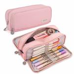 Isuperb Large Pencil Case 3 Compartments Pencil Pouch Big Capacity Pencil Bag For Kids Teen Girls Boys Student School Supplies O