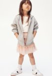 Scuba Zip-through Hoodie - Light Grey Marl