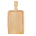 Rectangular Wooden Cutting Board Handle Design