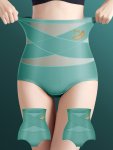 2PCS Tummy Control Shapewear Panties For Women High Waisted Body Shaper Underwear Girdle Panty Seamless Shapewear