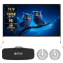 120 Inch Portable Projector Screen 4K 16:9 With Stand And Carry Bag