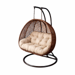 Outdoor Hanging Egg Chair With Stand