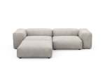 Three Module Chaise Sofa - Knit - Grey - 272CM X 220CM