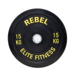 Rebel Colour Edge Bumper Weight Plates - 2 X 15KG