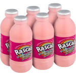 Rascals Strawberry Flavoured Low Fat Milk 6X350ML