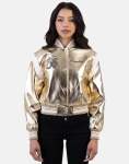Sissy Boy Take It Easy Gold Bomber Jacket - XL Gold