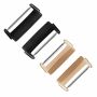 Killer Deals 22MM Fitbit Versa 1/2/LITE/SE Connectors Black & R. Gold Combo