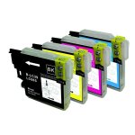 Compatible Brother LC39-B LC39-C LC985-M LC985Y Ink Cartridge Set