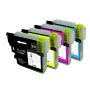 Compatible Brother LC39-B LC39-C LC985-M LC985Y Ink Cartridge Set
