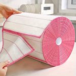 Ultra-absorbent Microfiber Dish Cloth - 8-LAYER Thickened Wood Fiber Striped Kitchen Towel For Dishes & Cleaning Lightweight & H