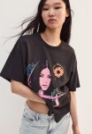 Oversized Printed T-Shirt - Grey Multi