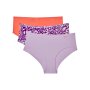 Women's Ua Pure Stretch Hipster 3-PACK Underwear - Purple / Md