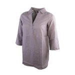 WLA043 Ladies Smudge Grey Crosshatch Swing Tunic - 2XL