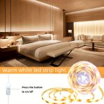 5V USB LED Strip Light Warm White LED Strip Light Flexible USB Light For Hotel Tv Backlight Bedroom Cabinet Kitchen Diy Lighting