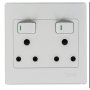 Double Switch Socket 4X4