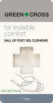 Green Cross Ball Of Foot Gel Cushions