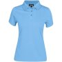 Ladies Distinct Golf Shirt Sky Blue