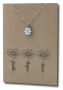 Daisy Enamel Pendant & Chain - Card 480