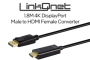 LinkQnet Displayport Male To HDMI Male Cable
