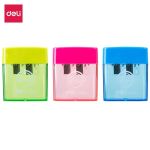 Pencil Sharpener 2 Hole W canister Asst Colour Carded 1 – E0526