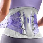 Freetoo Back Brace For Lower Back Pain Women With Bionic Support System Adjustable Knitted Lumbar Support Belt Breathable Mesh D