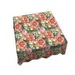 Tangerine And Gold Square Tablecloth