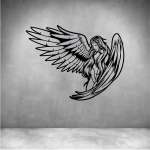 Angel Wing - Rust Coat L 1000 X H 750MM