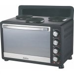 Sunbeam 45L Compact Oven -3 Hotplates Stainless Steel Trim