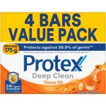 Protex Tissue Oil Bar Soap Value Pack 4X175G