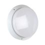 E27 White Plastic Bulkhead With Opal Diff IP54